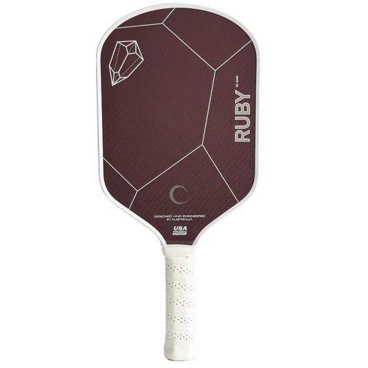 RUBY Kevlar Pickleball Paddle Polymer Honeycomb Core 16 MM Perfect for Control and Top Spin&Slicing Balanced Power and Control