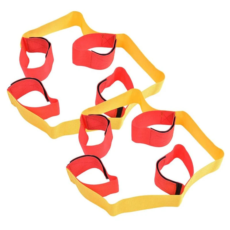Giant Footsteps 3/4/5/8/10 Legged Race Bands For Adults And Kids Team Building Games Fun Outdoor Group Activities Sports