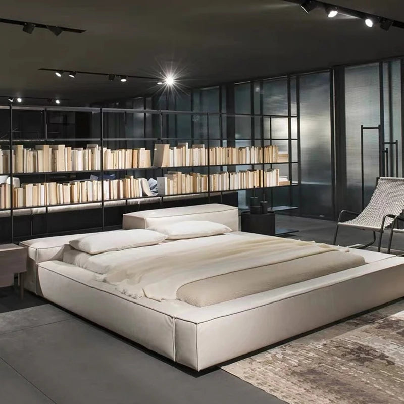 Under Storage Multifunctional Bed Luxury Double Nordic King Size Bed Frame Nightstands Hotel Camas Matrimonial Home Decoration