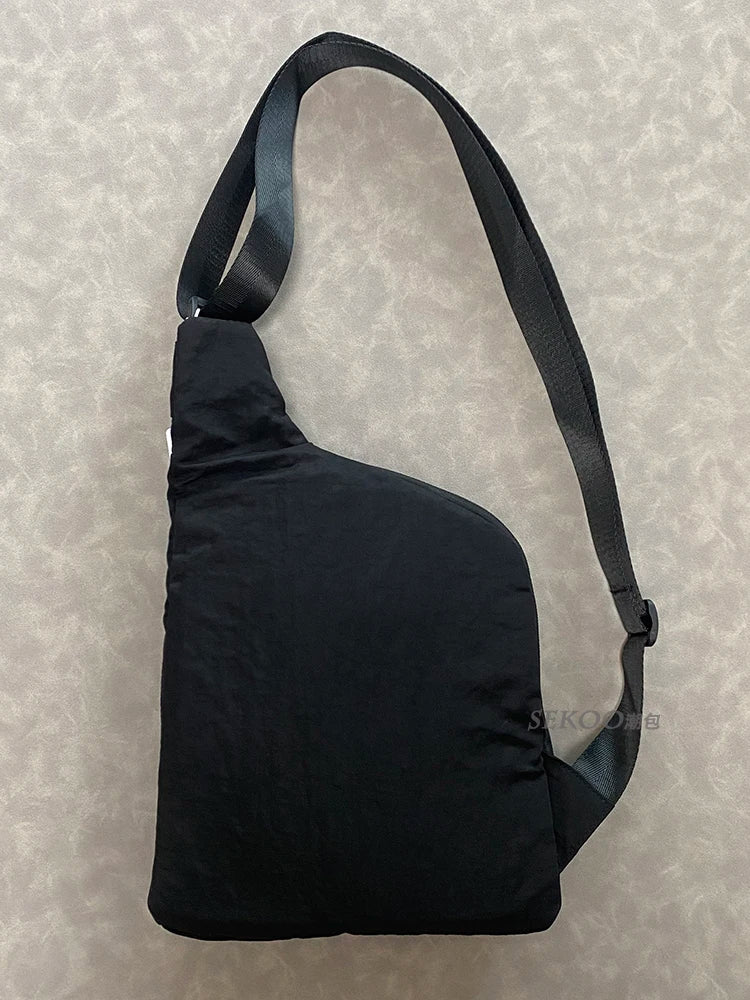 CP Minimalist Black Crossbody Bag - Sleek Design, Lightweight & Practical for Travel