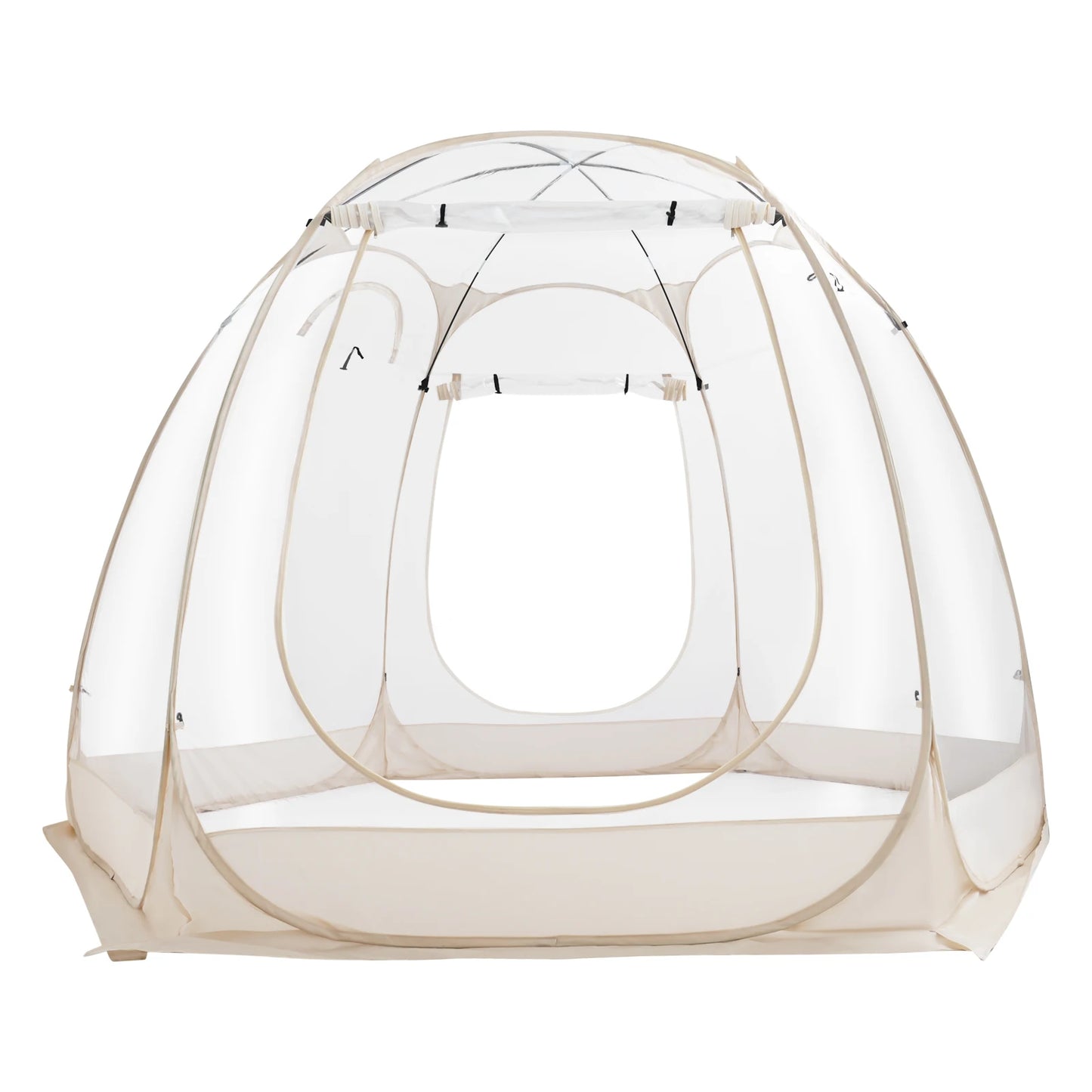 Clear Pop Up Bubble Tent Garden Courtyard Tent Camping Tent for Outdoor Lawns, Backyards  3*2.05m/9.84*6.73ft