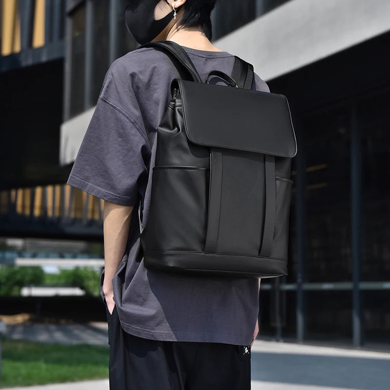 Leisure Business Backpacks For Men New 14-15 inch Laptop Backpack Urban Daily Work Back pack Teens Student Backpack Male Black