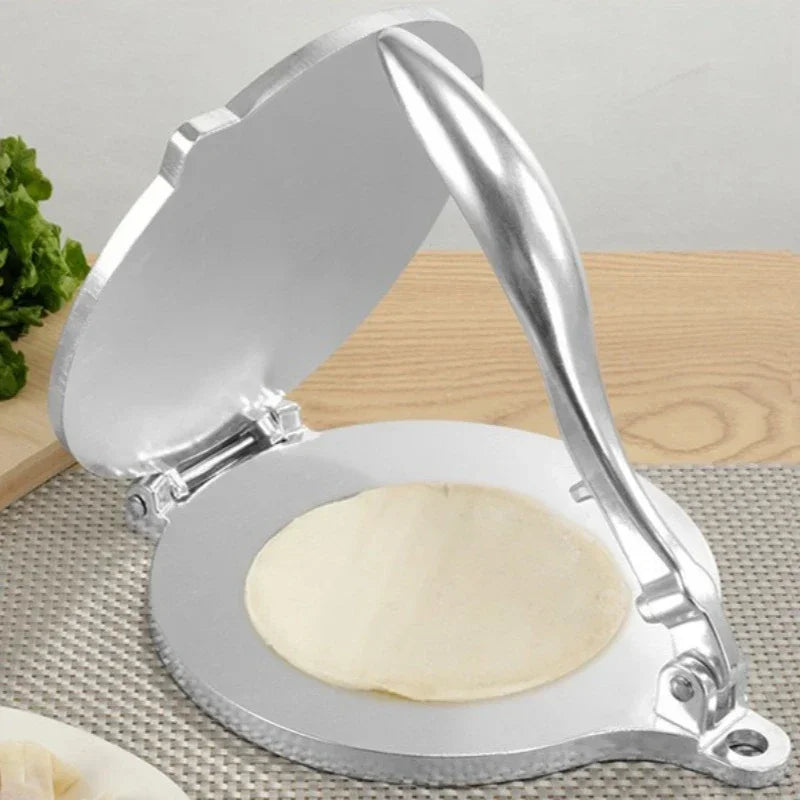 Tortilla Press Maker Aluminum Alloy Manual Pizza Pie Making Tortilla Dough Pressing Tool Homemade Pancake Kitchen Cooking Supply