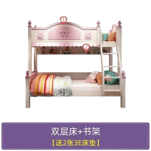 Child Hut Bed Wooden Mother Kids Girl Children's Comforters Baby Things Family Bassinets Low Loft Pink Newborn Playpens Bunk Boy