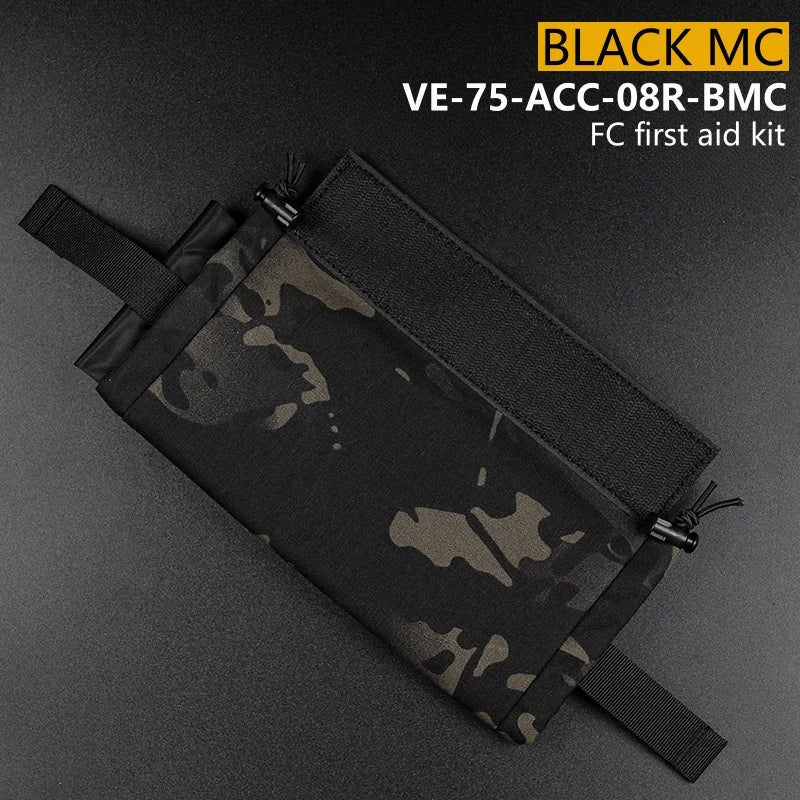 Hunting vest expansion lower abdominal emergency supplies storage bag, large capacity portable quick release FC emergency kit