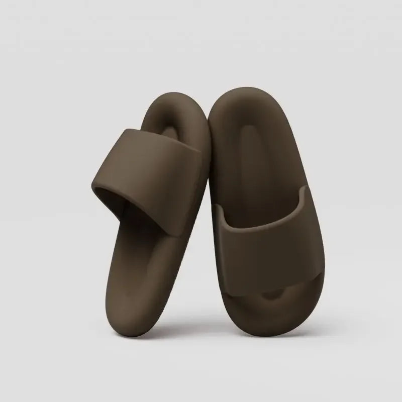Men's Women's Soft Sole Pillow Slippers Lightweight Open Toe Non Slip EVA Sandals Indoor Outdoor Quick Drying Bathroom Shoes