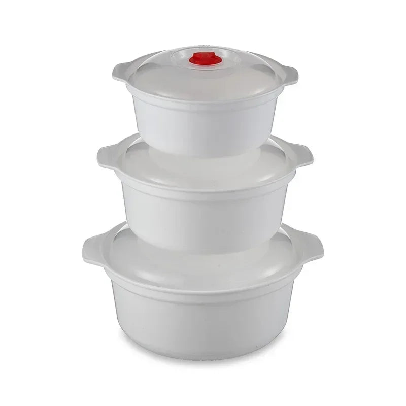 Microwave Oven Special Box Heated Pot Rice Hot Rice Steamed Buns Noodles Bowl Household Kitchen Food Cooking Container Tableware