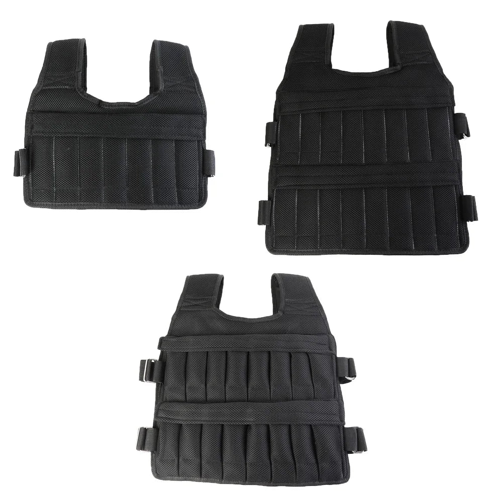 3/15/35kg Weighted Vest Adjustable Workout Equipment Weight Vest for Boxing Training Workout Running Fitness
