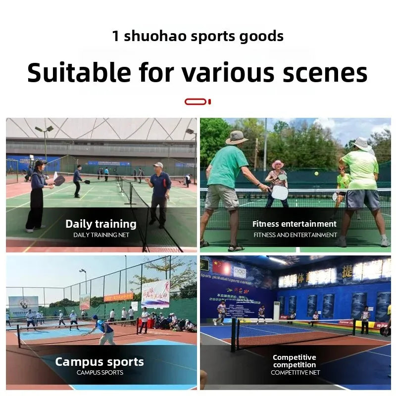 Pickleballnet portable outdoor pickleBallnet Tennis net practice training net assemblable set
