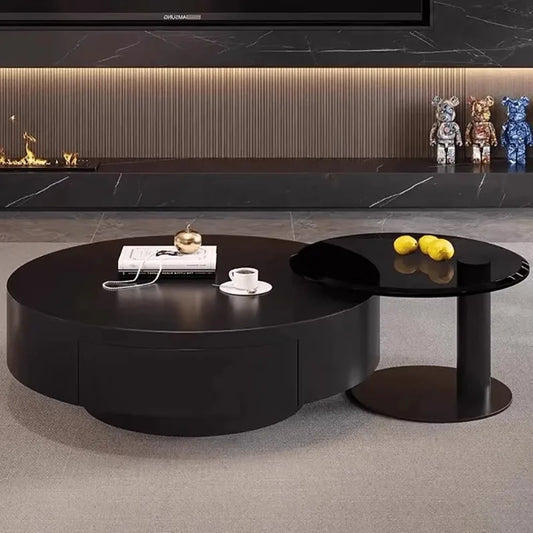 Modern Round Coffee Table For Living Room Luxury Cute Low Coffee Table Nordic Decor Table Basse Salon Furniture Living Room