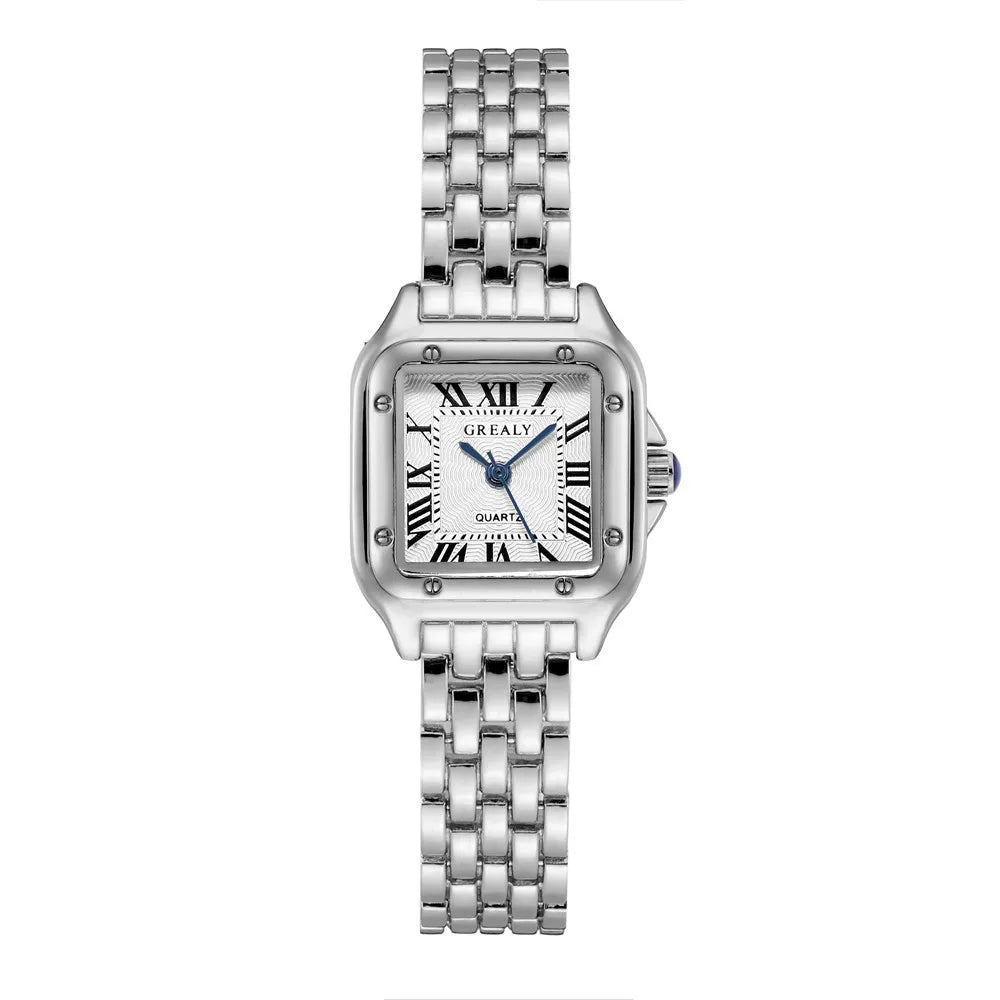 New Fashion Square Watch Luxury Women Watches Rhinestone Ladies Clock Casual Watches Women Quartz Wristwatch Relogio Feminino