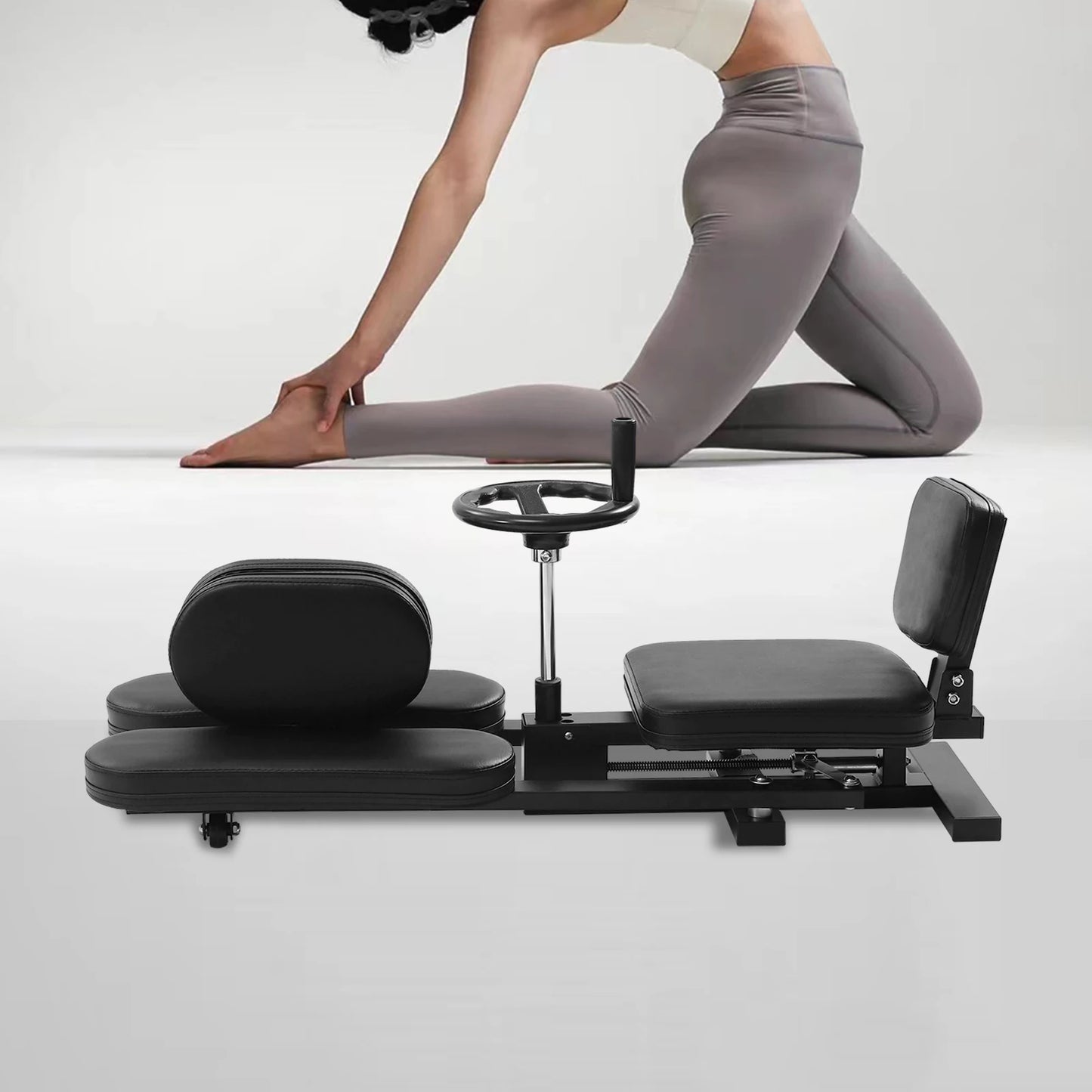 Leg Stretch Machine for Dancers, Heavy Duty Steel Frame Equipment Splits Machine for Home Gym Split Machine Training Fitness