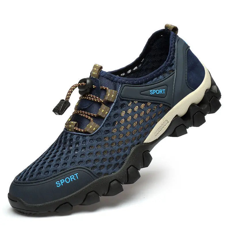 Men Trekking Hiking Shoes Aqua Shoes Breathable Mesh Water Sneakers Outdoor casual Climbing Shoe Elastic Soft Sport Footwear