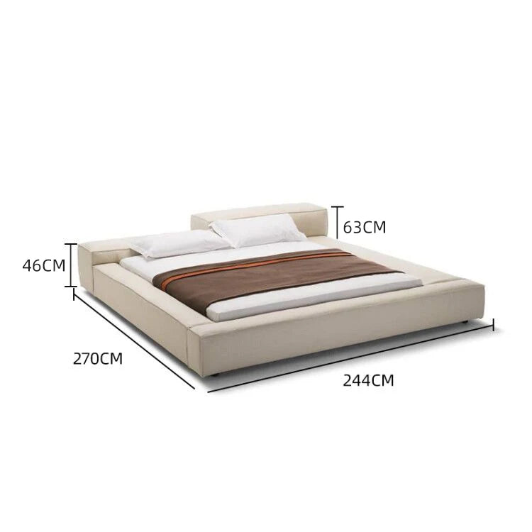 Under Storage Multifunctional Bed Luxury Double Nordic King Size Bed Frame Nightstands Hotel Camas Matrimonial Home Decoration