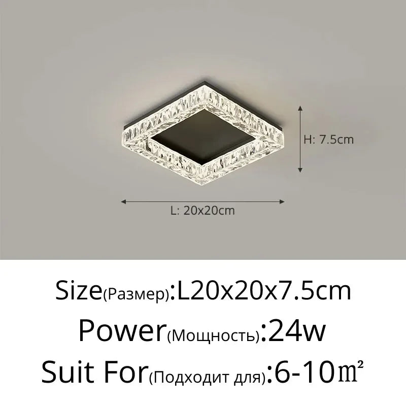 Home Decoration Chandelier Modern Light Luxury LED Ceiling Lamp For Living Room Bedroom Home Decor Indoor Lighting Light Fixture