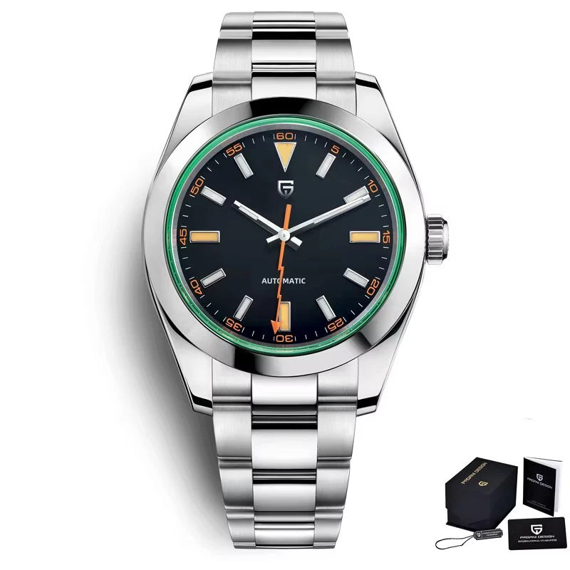 PAGANI DESIGN Diving Wristwatches NH35 Mechanical Automatic Watch For Men Luxury Man Watch Sapphire Business Gift Reloj Hombre