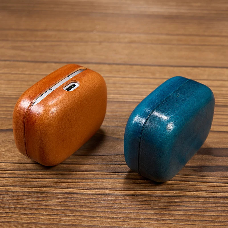 Genuine Leather For B&O Beoplay Eleven Case Leather Luxury Custom Made Handmade Cover Bluetooth Earphone Cases
