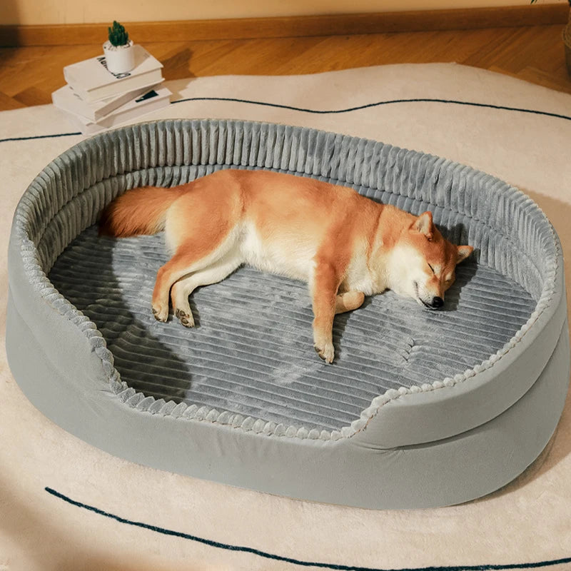 BOOTEELY All Seasons Large Dog Golden Retriever Bed Large Summer Corgi Sleeping Mat House Dog Mat