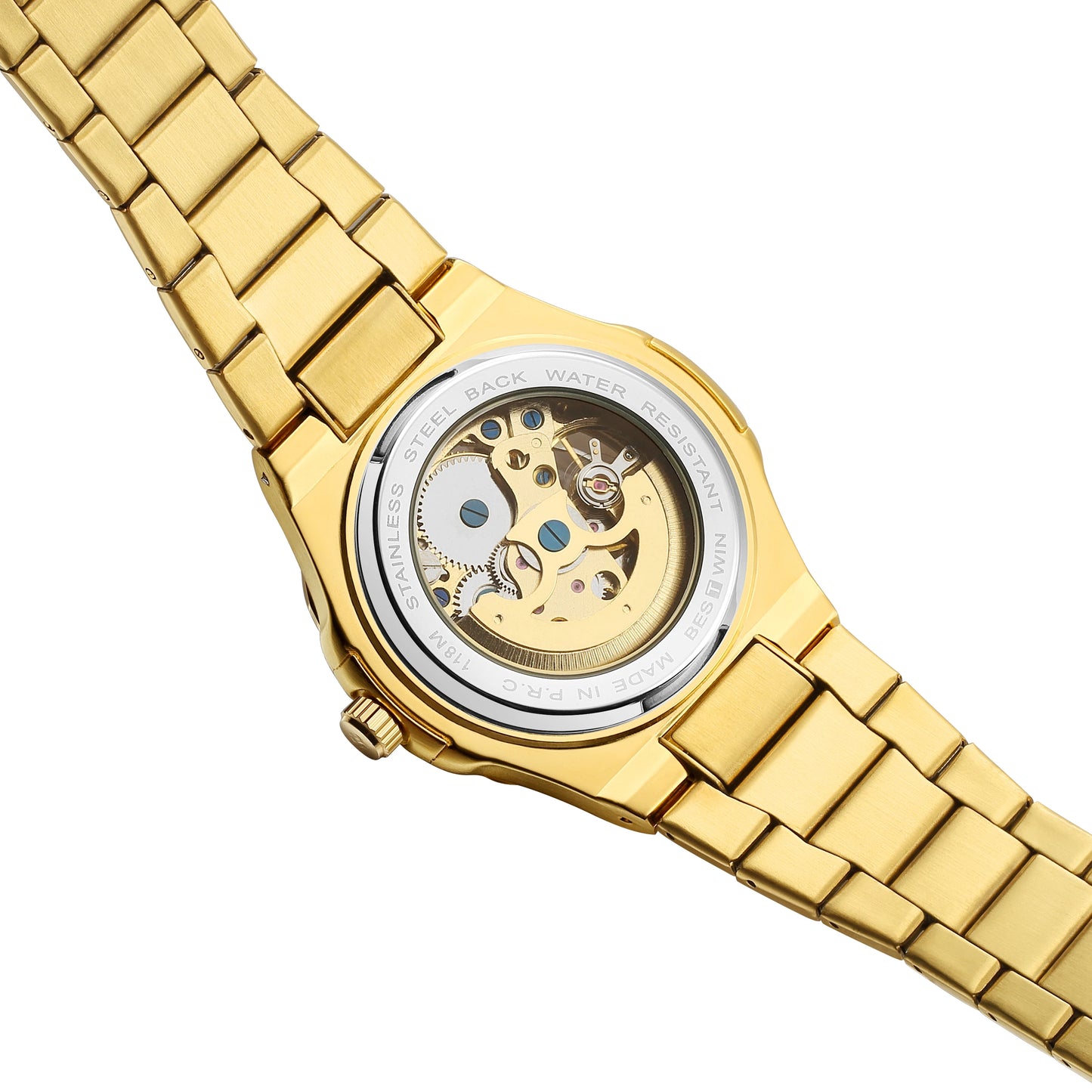 Men's Watches Luxury Automatic Watch For Men Mechanical Wristwatch Skeleton Stainless Steel Sapphire glass Male Clock 2023