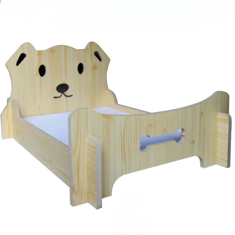 Large Pet Nest Cat Bed for All Seasons Dog Bed Pet Toy Cat Cage Pet Supplies Little Bear Crib Pet Sleeping Bed Under 15KG