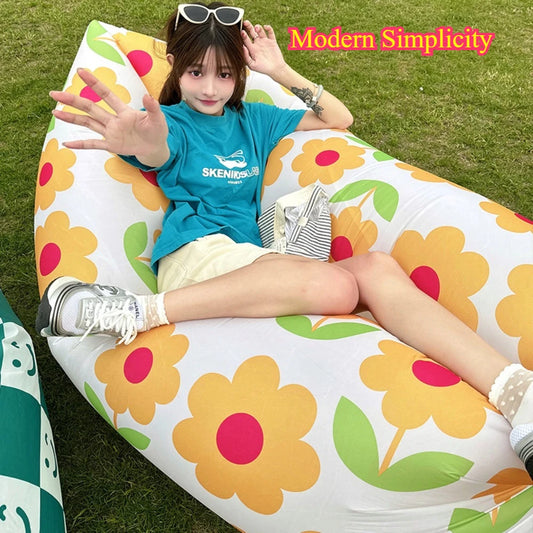 Outdoor Non Inflatable Sofa Campsite Portable Sofa Picnic Outdoor Reclining Sofa Portable High Load-bearing Sofa Minimalist Sofa
