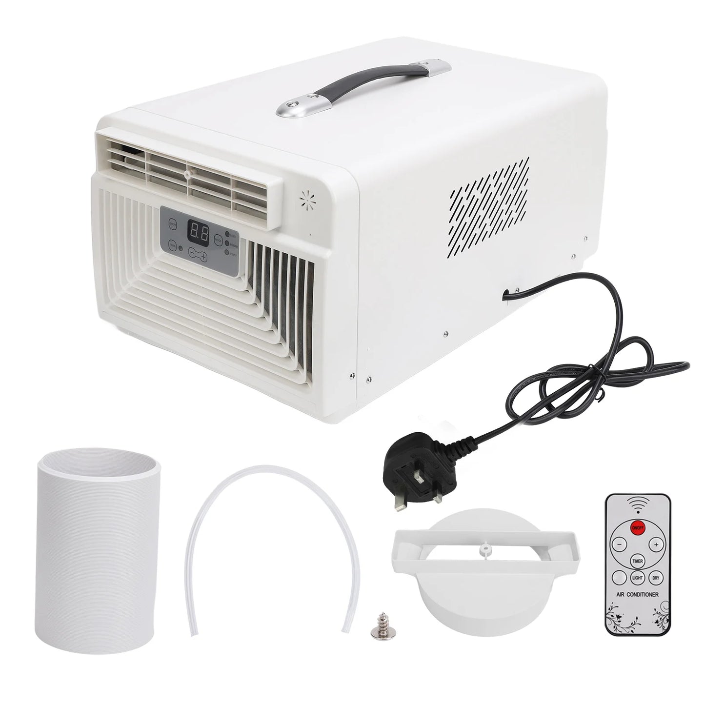 Portable Air Conditioner Rapid Cooling Mini AC Unit Air Conditioning Fan for Dorm Kitchen Study Room Rent Home Office Camping Pe
