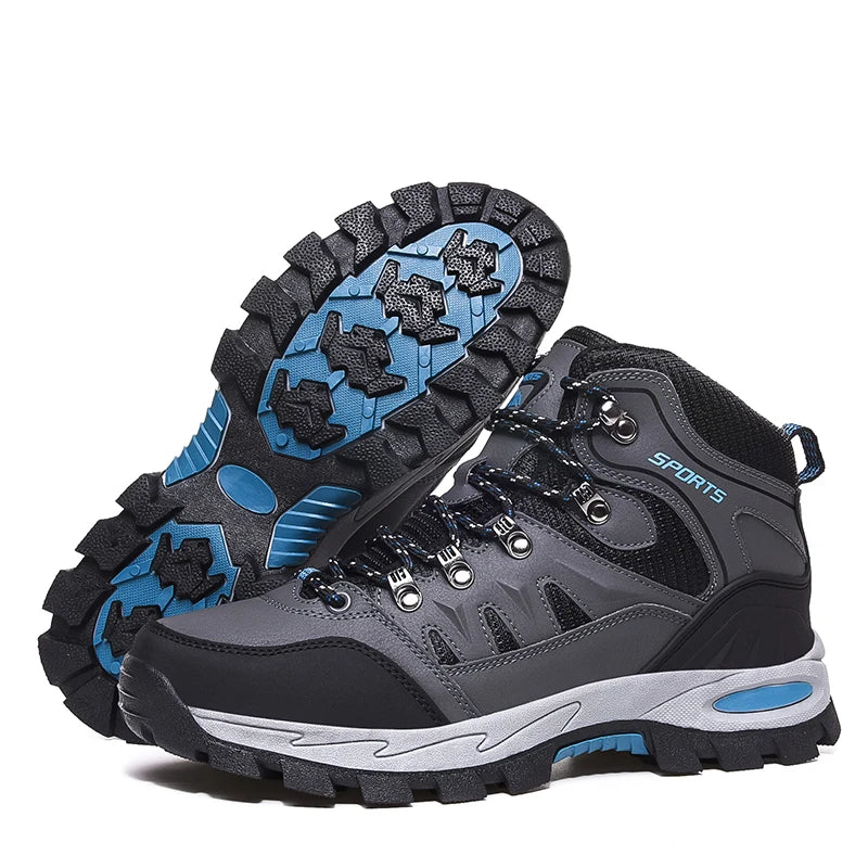 Men's Hiking Shoes Waterproof Wear-resistant Sports Camping Climbing Shoes Outdoor Trekking Tourism Shoe Fishing Hunting Boots