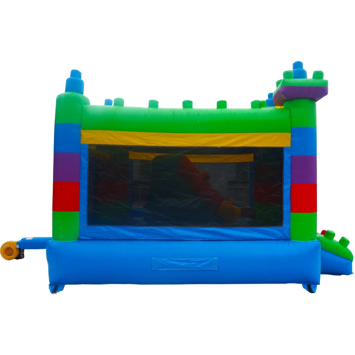 PVC Commercial Inflatable Bounce House for Big Kids,Large Jumping House with Built in Slide,Outdoor Backyard Birthday Party