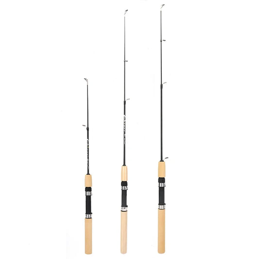 60/80/100cm Ice Fishing Pole Portable Carbon Fish Pole Light Weight River Comfortable Grip Carp Tackle Pesca Fishing Equipment