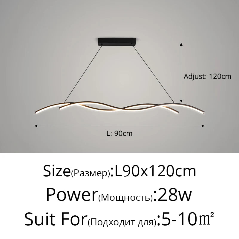 Creative Home LED Lighting Hanging Lamp Modern Pendant Light for Living Room Dinning Room Bar Indoor Decor Pendant Lamp Fixtures
