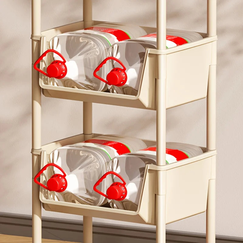 5-tiers storage shelves , closet organizers and storage,book shelf, rolling cart,organization and storage,
