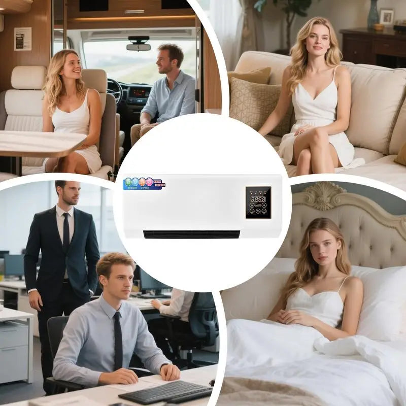 Air Conditioner for Bedroom Ductless AC Wall mounted air cooler Cooling and heating small multifunctional summer cooling device