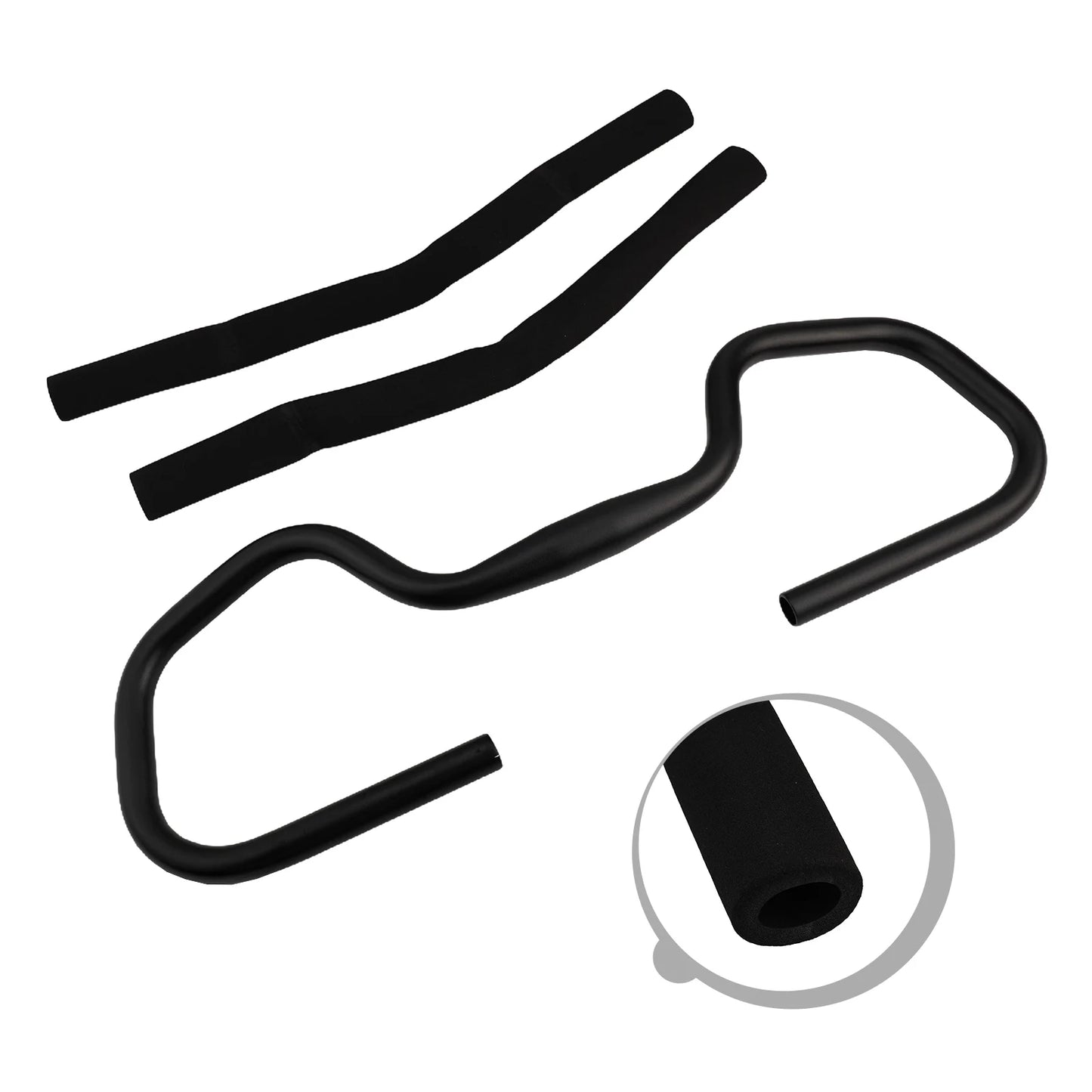 For Touring Trekking Bike Butterfly Handlebar Handlebar Made From Aluminium Alloy Rise - Approx 25mm Width - 580mm
