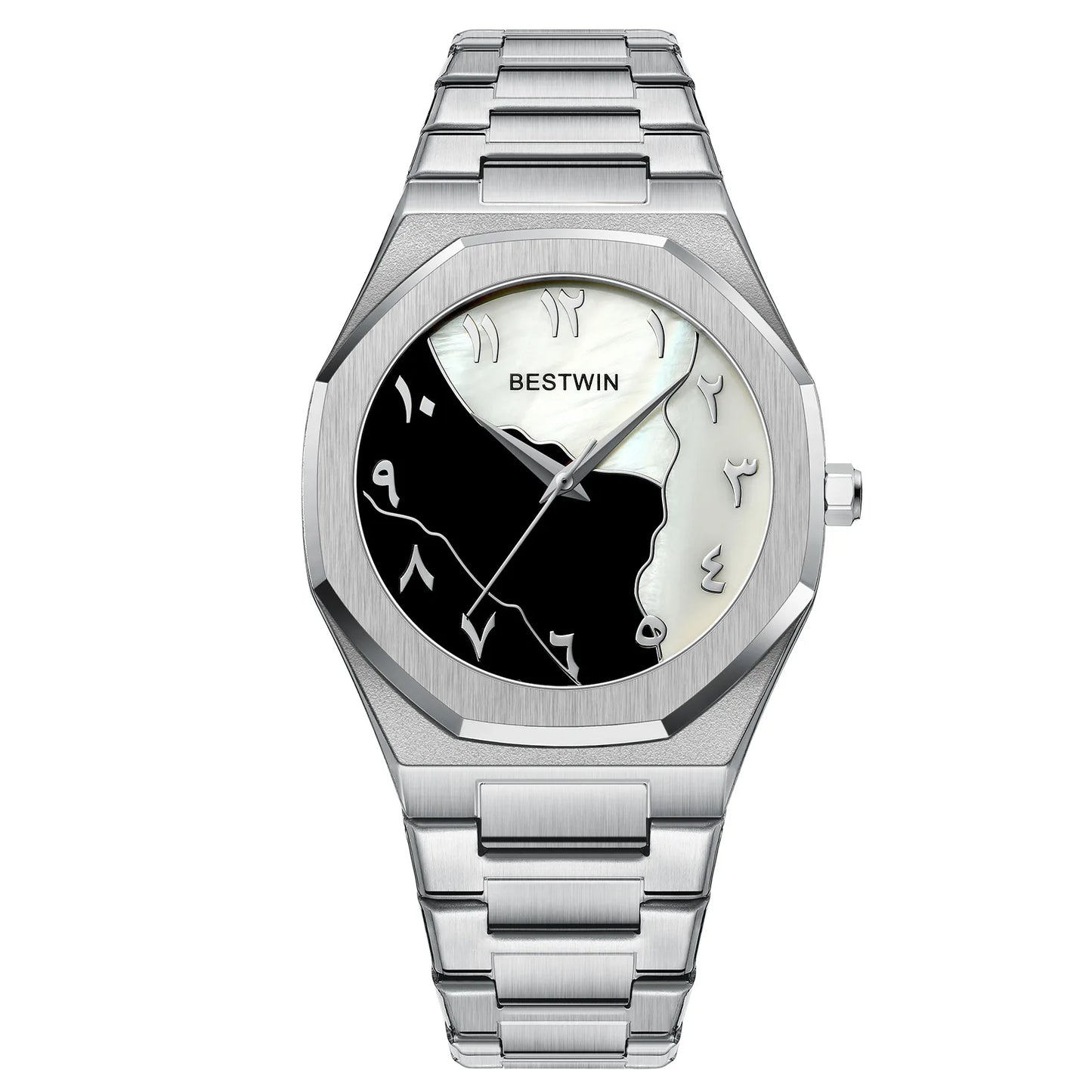Fashion Watches Men's Watch reloj hombre BESTWIN Creative Dial Gold Shell Face Business watches for men relogios masculino