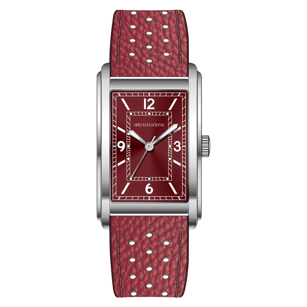 2025 New Fashion Specht & Söhne Square Watch Women's Watches Ultrathin VH31 Movt Casual Men Watch Grey Color Reloj Hombre 28MM