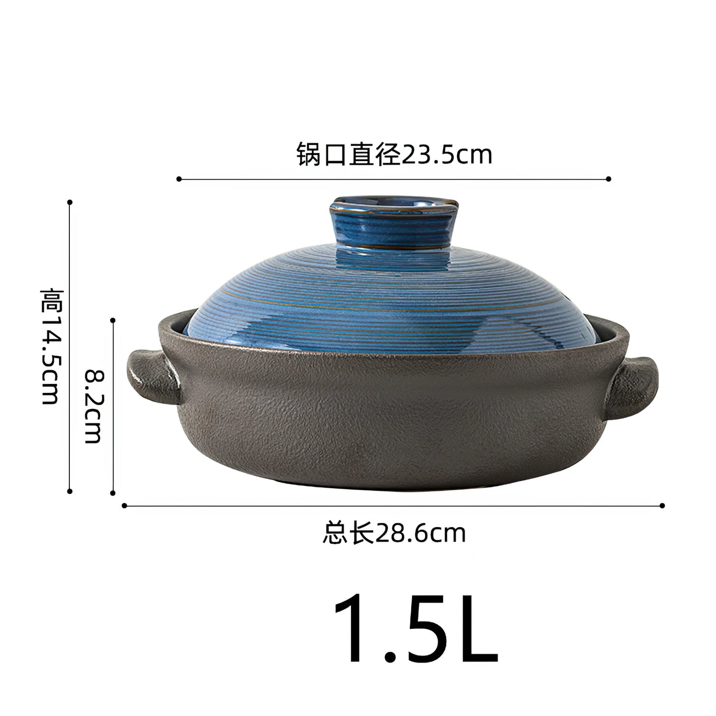 Ceramic Pot Cooking Japanese Style Clay Casserole  Kitchen Cookware Stew Pot Big Soup Pan Cooking Saucepan Korean Cookware