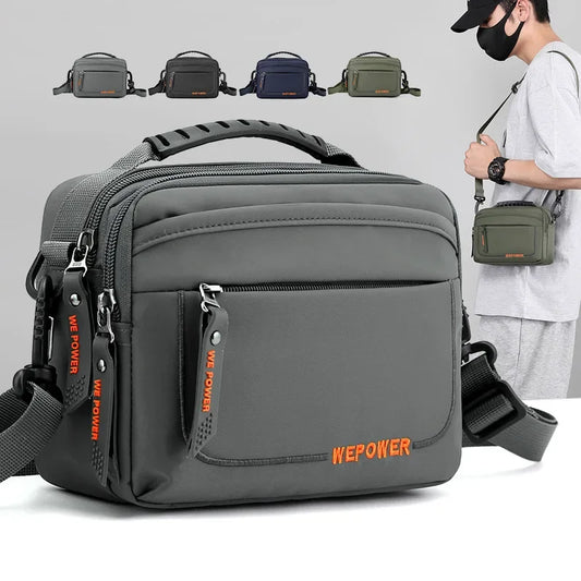 Men's Casual Messenger Bag Outdoor Small Shoulder Bag Multifunctional Travel Waist Bag Hanging Bag Crossbody Bags for Men