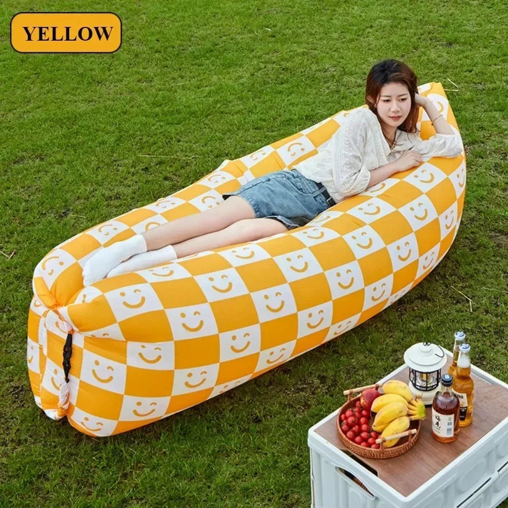 Outdoor Inflatable Sofa Camp Portable High Load-bearing Inflatable Sofas Multiple Scenarios Can Lie Down Picnic Outing Sofas
