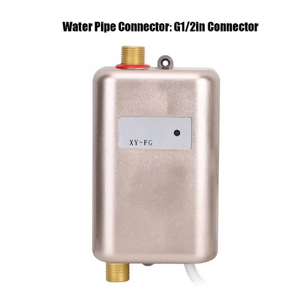 Electric Instantaneous Water Heater, 110V/220V 3800W Mini Durable, Under Sink Water Heater for Kitchen Bathroom Cleaning
