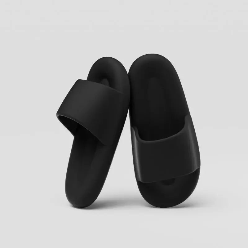 Men's Women's Soft Sole Pillow Slippers Lightweight Open Toe Non Slip EVA Sandals Indoor Outdoor Quick Drying Bathroom Shoes