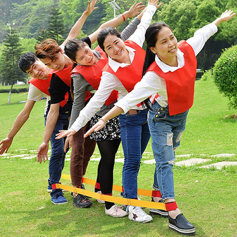 Giant Footsteps 3/4/5/8/10 Legged Race Bands For Adults And Kids Team Building Games Fun Outdoor Group Activities Sports