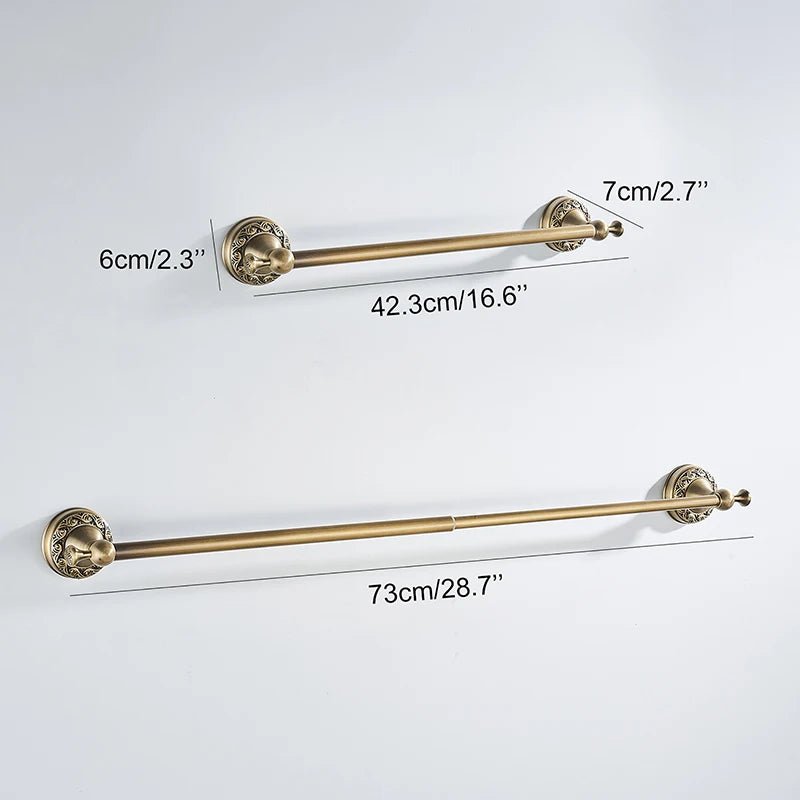 Bathroom Accessories Antique Bronze Towel Shelf Toilet Paper Holder Soap Holder Towel Rack Tumble Holder Antique Bronze ELF4001