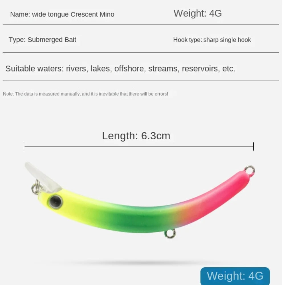 Fishing Accessories 6.3CM Bait Fishing Lure Wobblers 4G Crankbait 3D Eyes Wobbler Bass Fishing Tackle Bass Fishing