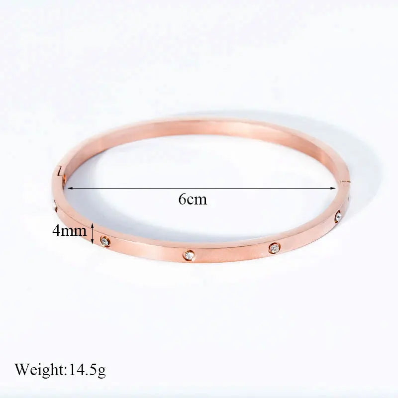 Fashion stainless steel cross pattern bracelet, luxurious trendy and simple design Bracelet men and women Couple jewelry gift