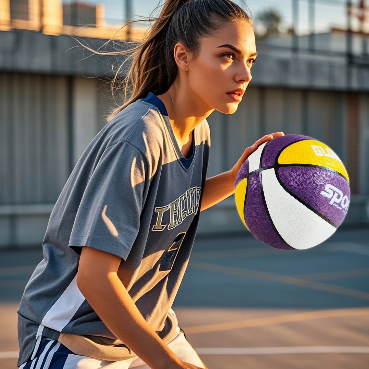 Basketball Size 5 6 7 Outdoor Indoor Training Match Game Team Balls Soft Touch For Youth Men Women Standard Basketballs Durable