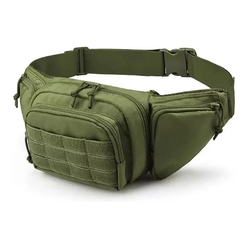 Tactical Multi-function Waist Bag Fanny Packs for Men Nylon Shoulder Hiking Mobile Phone Bag Sports High-capacity Chest Bag