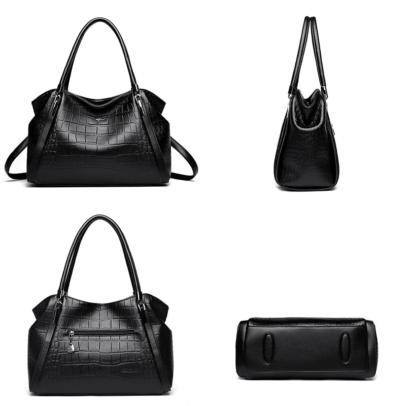 Designer Ladies Shoulder Crossbody Leather Bags High Quality Handbags For Womens Bags Luxury Messenger Handle Female Sac A Main