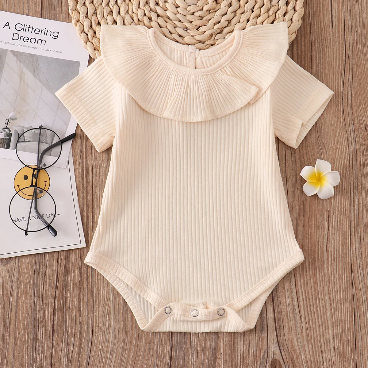 Newborn Baby Girl Romper Bebe Body Suit 0-2Y 2023 Spring Fall Candy Ruffles Infant Clothes Outfits