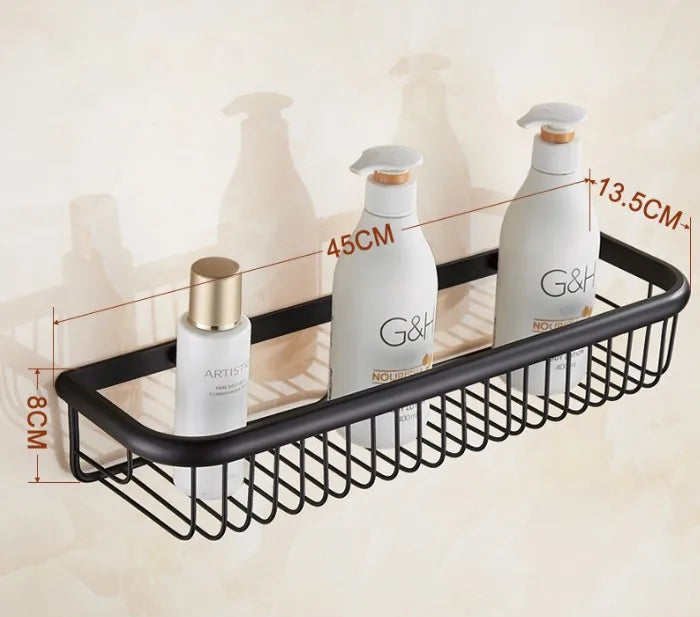 Black Brass Bathroom Accessories Hardware Set Towel Bar Rail Rack Toilet Paper Holder Toilet Brush Shower Soap Dish Holder