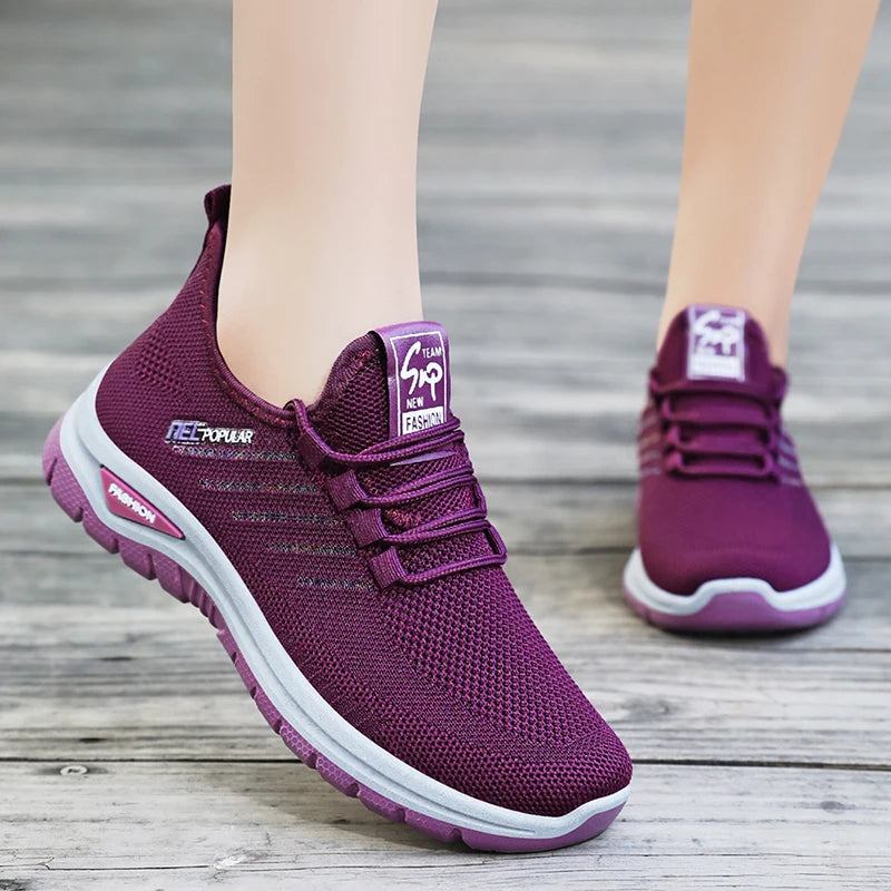 women shoes，sneakers for women，women's summer sneakers，sneaker Breathable Mesh  Soft Sole Fashion，sale shoes with free shipping